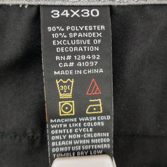 Greg Norman Travel Pants Men's 34x30 5-Pockets Strech Waistband 4-Way Stretch - Picture 6 of 12